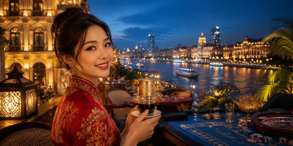 Nhóm bạn trẻ Sài Gòn thư giãn tại quán cà phê và kiểm tra ưu đãi casino trên ứng dụng